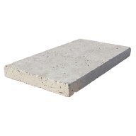 Margelle de piscine ou couvertine CLASSHADE, bords droits, surface vieillie, 33 cm x 61 cm x 5 cm