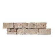 Parement pierre naturelle AUTHENTIK Mykonos, base béton avec agrafe