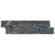 Parement pierre naturelle AUTHENTIK Irazu, base béton avec agrafe