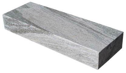 Vignette Marche POLAR COLD en granit, bords droits, surface flammée brossée, 35 cm x 100 cm x 15 cm
