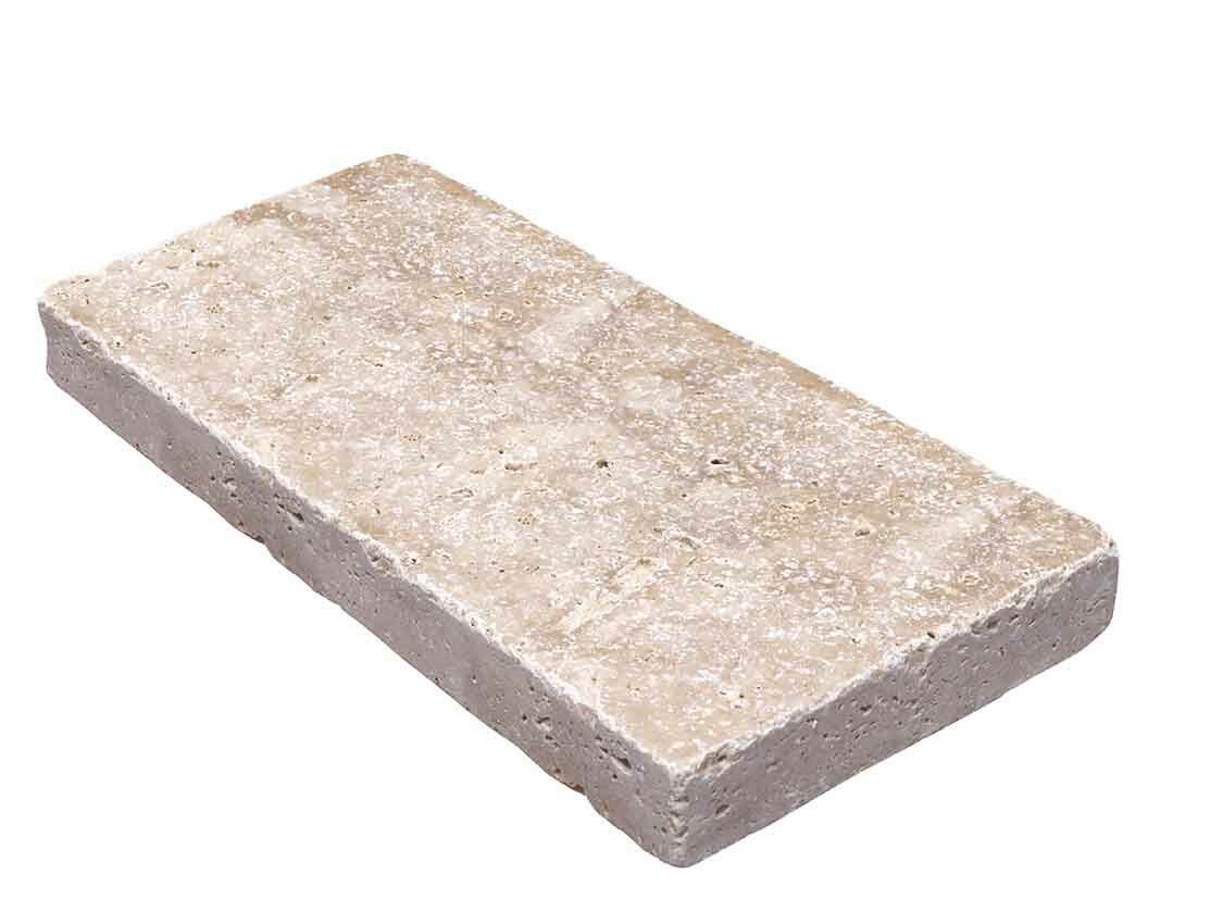 Pavé pierre naturelle CLASSHADE, 15,25 cm x longueur variable x 3 cm - PALETTE COMPLETE