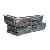 Angle pierre naturelle AUTHENTIK Irazu, base béton avec agrafe