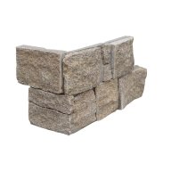 Angle pierre naturelle AUTHENTIK Luz, base béton avec agrafe