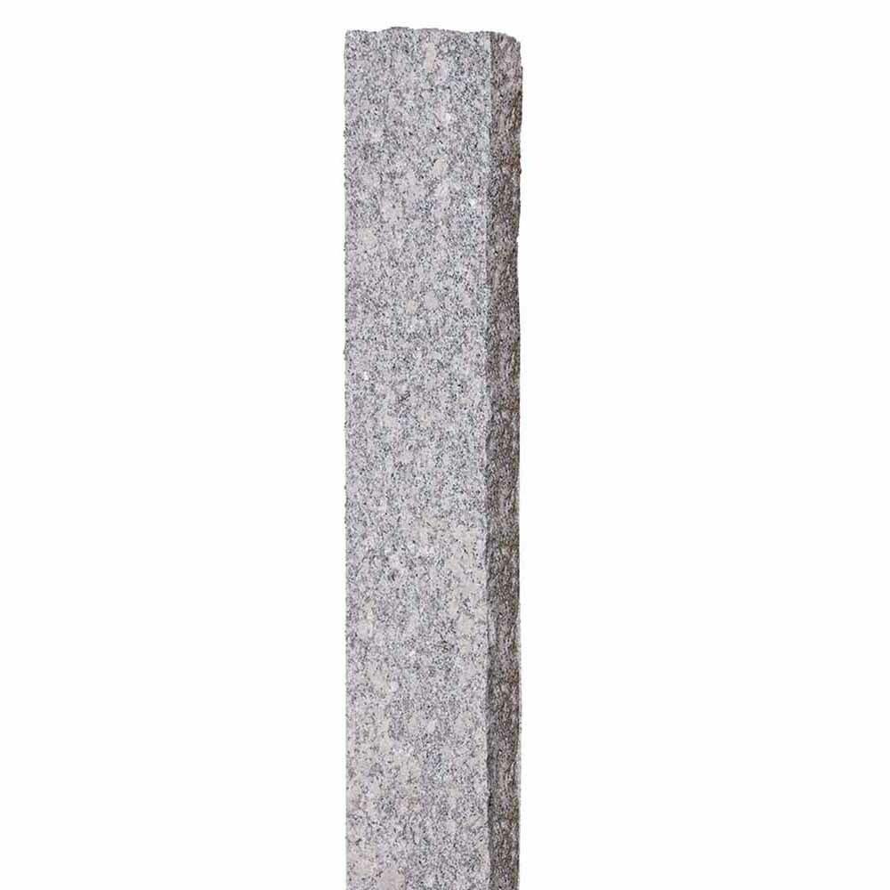 Palissade/bordure/barre de granit OXFORD PEARL pour aménagement paysager, 8x20x100 cm, aspect martelé - PALETTE COMPLETE