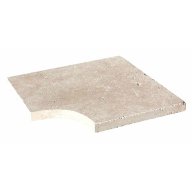Angle sortant pour margelle de piscine CLASSHADE, 48 cm x 48 cm x 5 cm, bord droit