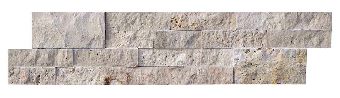 Parement mural pierre naturelle CLASSHADE module en Z, 15,2 cm x 61/66 cm x 1,7 cm - PALETTE COMPLETE