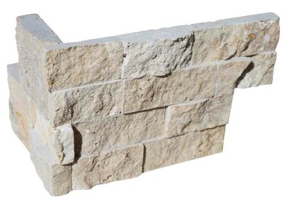Vignette Parement mural d'angle pierre naturelle CLASSHADE, module de 24,5 cm + 14 cm x 15,2 cm x 1,7 cm