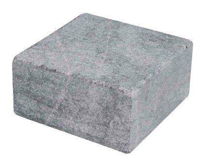 Vignette Pavé en marbre NOBILY GREY, 10 cm x 10 cm x 5 cm