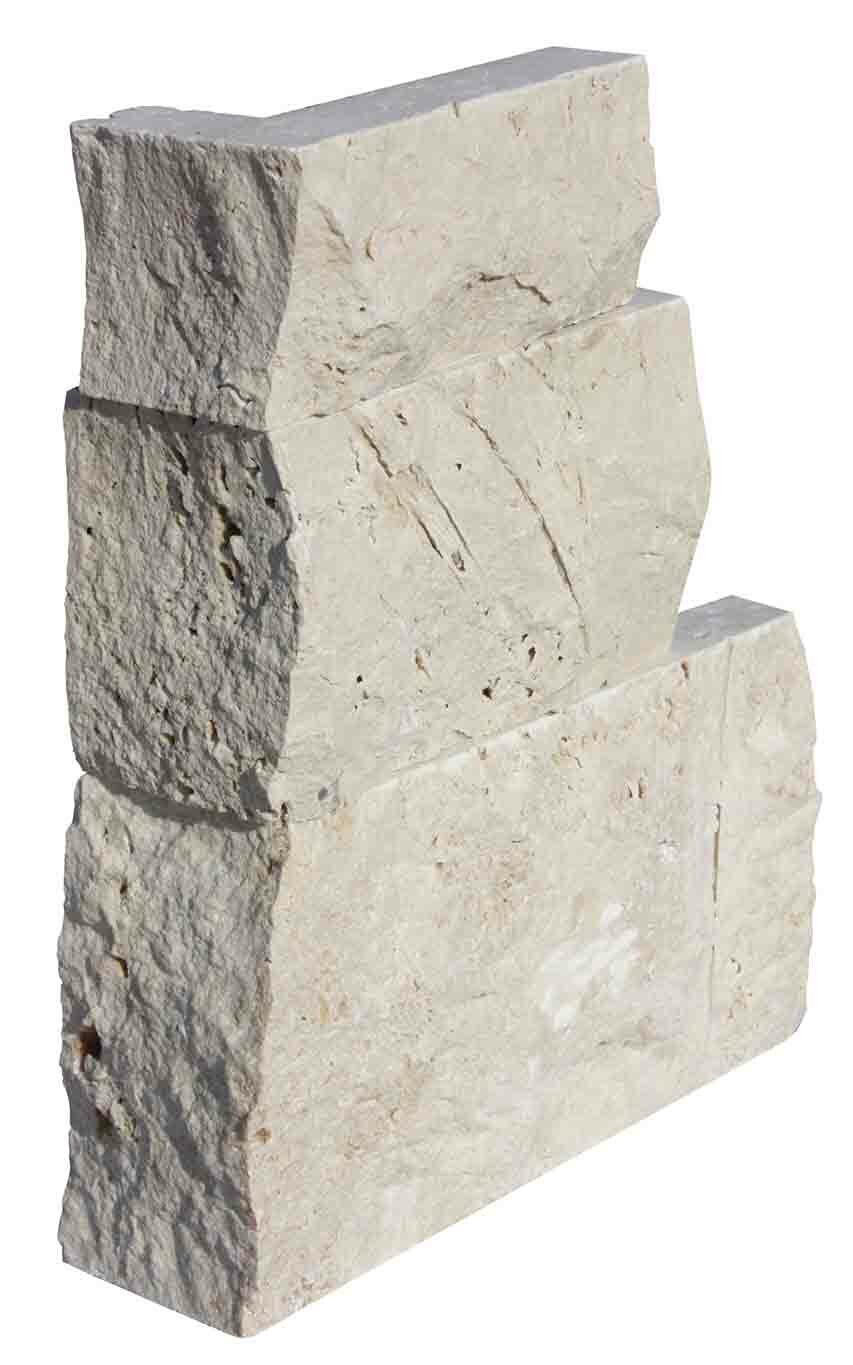 Angle pierre naturelle LIGHT/ CLASSIC, longueurs variables, hauteur 10 cm - PALETTE COMPLETE