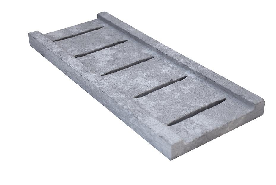 Caniveau en marbre NOBILY GREY, 20,3 cm x 50 cm x 3,2 cm - PALETTE COMPLETE