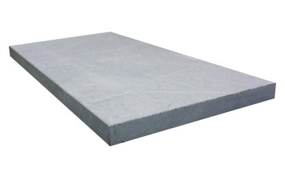 Vignette Dalles en marbre NOBILY GREY, bords sciés, surface sablée, 30,5 cm x 61 cm x 3,2 cm