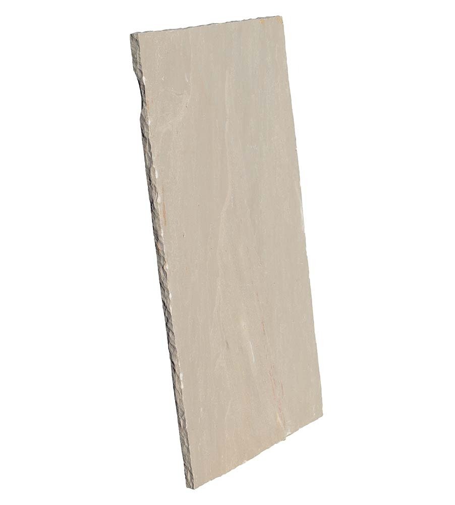 Panneau de grès d'Inde TOUAREG GREY pour réalisation de palissade ou pare-vue de jardin , 50 cm x 100 cm x 3/5 cm - PALETTE COMPLETE