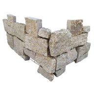Angle pierre naturelle AUTHENTIK Luz, base acier