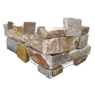 Angle pierre naturelle AUTHENTIK Charlestown, base acier