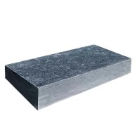Bordure marbre noir Black PANTHER, 20 cm x 50 cm x 8 cm, surface vieillie - PALETTE COMPLETE