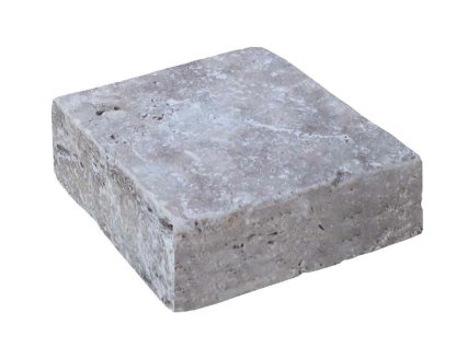 Vignette Pavé pierre naturelle TITANIUM GREY, 10 cm x 10 cm x 5 cm