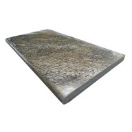 Margelle de piscine DENPASAR AMAZONIA, bord arrondi, surface polie, 33 cm x 60 cm x 3 cm