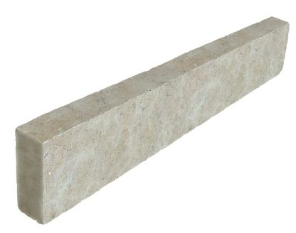 Vignette Bordure de jardin ou d'allée KHEOPS en pierre d'Egypte, surface vieillie, 20 cm x 100 cm x 8 cm