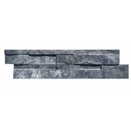 Parement mural pierre naturelle DENPASAR GREY module en Z, 15 cm x 55/60 cm x 1/2 cm
