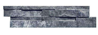 Vignette Parement mural pierre naturelle DENPASAR GREY module en Z, 15 cm x 55/60 cm x 1/2 cm
