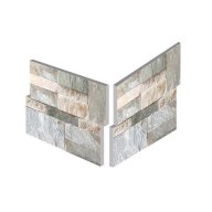 Angle pierre naturelle en petite plaquette, teinte nuancée