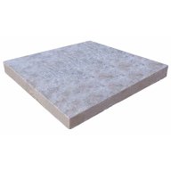 Dalle d'emmarchement en pierre naturelle TITANIUM GREY, 100 cm x 100 cm x 8 cm - PALETTE COMPLETE