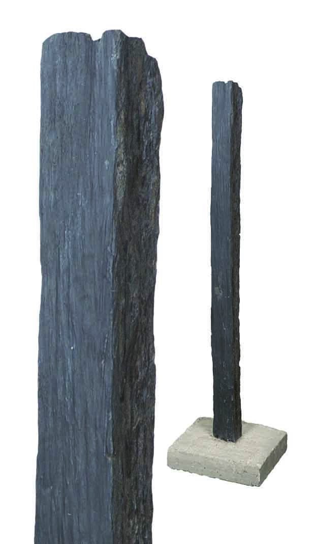 Piquet de schiste hauteur 200 cm, bouts bruts - PALETTE COMPLETE