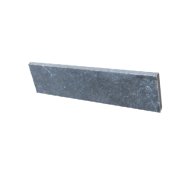 Plinthe en marbre noir BLACK PANTHER, 7,5 cm x 40,6 cm x 1,2 cm - PALETTE COMPLETE