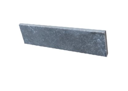 Vignette Plinthe en marbre noir BLACK PANTHER, 7,5 cm x 40,6 cm x 1,2 cm