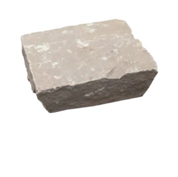 Vignette Pavé TOUAREG DESERT en grès d'Inde, bords clivés, 14 cm x 14 cm x 5/7 cm - PALETTE COMPLETE