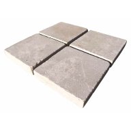 Pavé KHEOPS en pierre d'Egypte, surface vieillie, 15 cm x 15 cm x 3 cm