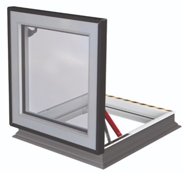Vignette Fenêtre plane DRG sortie toit plat - 90 cm x 90 cm
