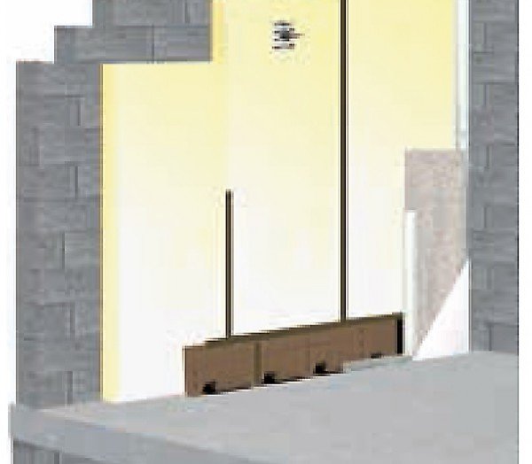 Polyurethane EFIMUR 97 mm x 120 cm x 280 cm, rainuré bouveté