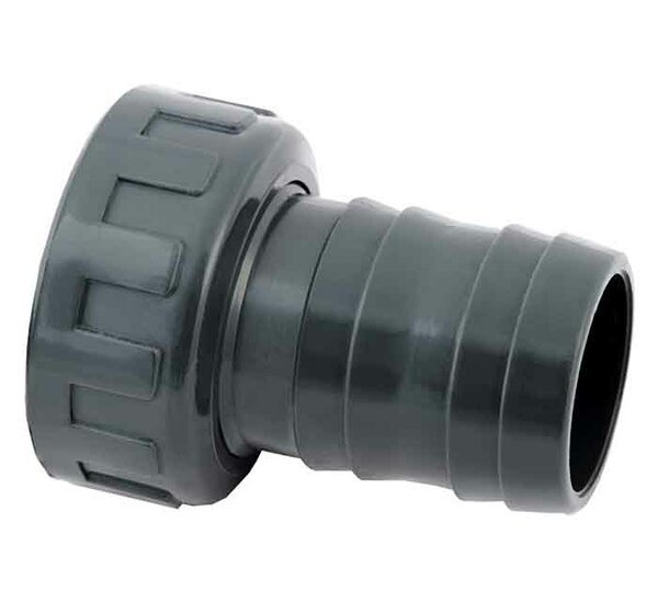 Embout cannelé avec écrou - Ø 14 / 12 mm