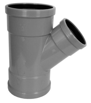 Vignette Embranchement PVC assainissement M-F, 45°, Ø160/110 mm, CR4