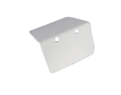 Vignette Equerre d'arrêt blanche pour profil de jonction des plaques polycarbonate de 16 mm, côté droit