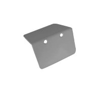 Equerre d'arrêt brute pour profil de jonction des plaques polycarbonate de 32 mm, côté gauche