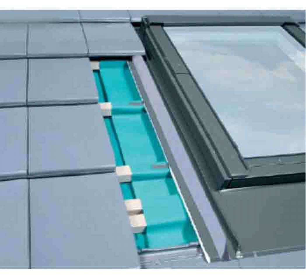 Raccord d'étanchéité EZV pour tuiles plates longues, pose standard - 55 cm x 78 cm