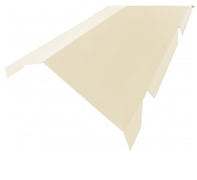 Vignette Faîtière crantée double pan, Sable (RAL1015)