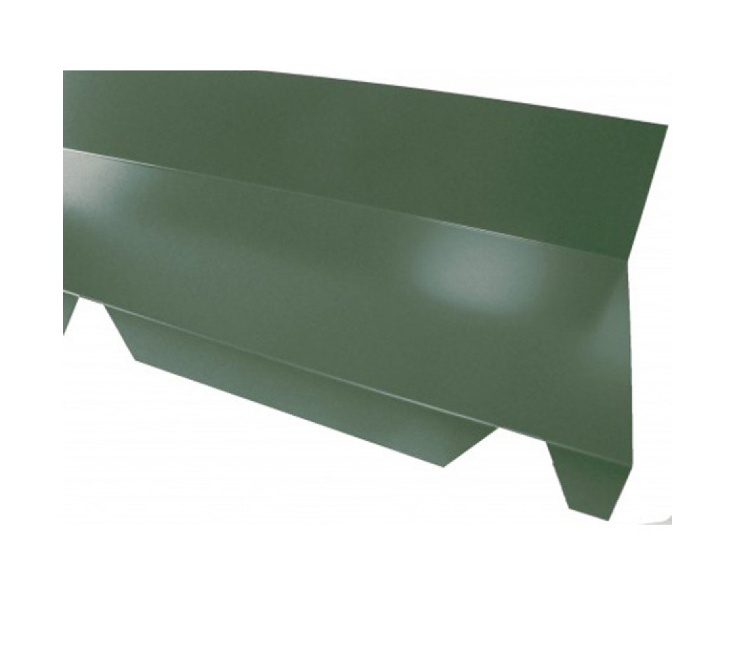 Faîtière crantée contre mur Vert (RAL6009)