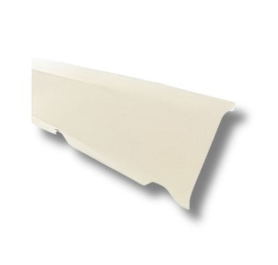 Faîtière crantée sur mur Sable (RAL1015)