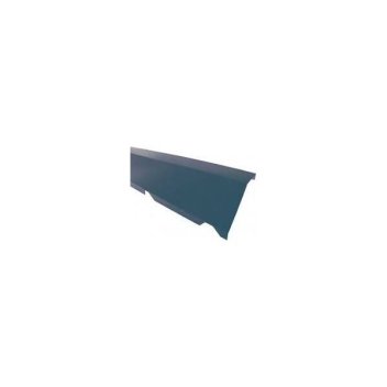 Vignette Faîtière crantée sur mur Bleu (RAL5008)