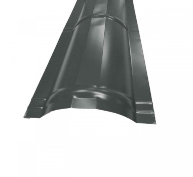 Vignette Faîtière ronde, longueur 2m anthracite