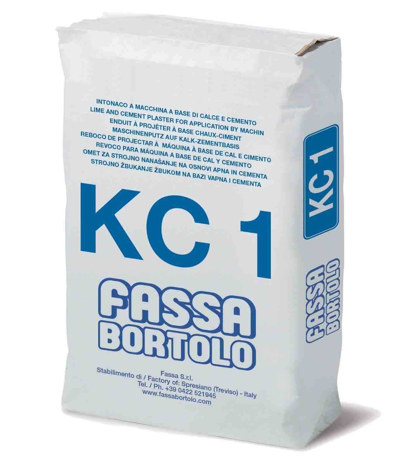 Enduit de fond à base de chaux et ciment, pour l'extérieur et l'intérieur - 25kg
