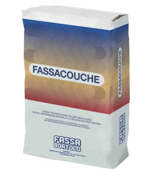 Vignette Enduit monocouche blanc semi-allégé pour l'imperméabilisation et la décoration des façades - 25kg