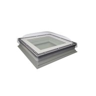 Fenêtre dôme DXC-C transparent pour toit plat, sans ouverture - 100 cm x 100 cm