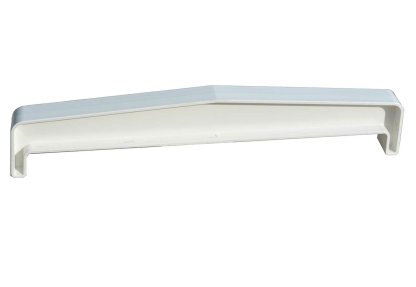 Vignette Éclisse Couvre-mur 2 pentes blanc lisse larg. 27 cm