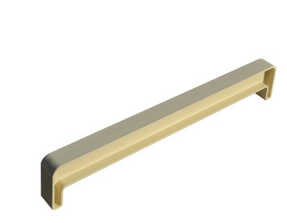 Vignette Éclisse Couvre-mur plat beige sablé larg. 27 cm