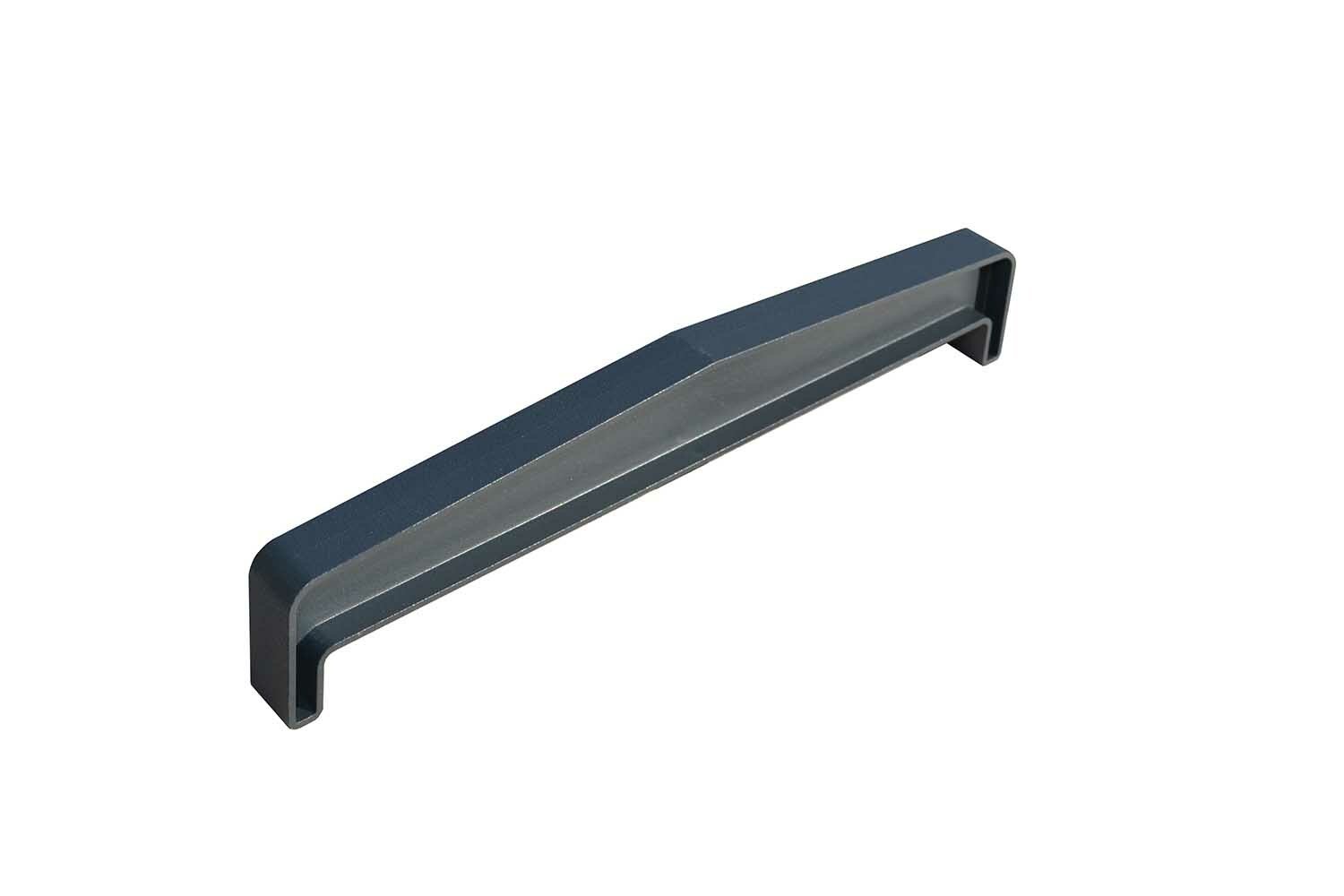 Éclisse Couvre-mur 2 pentes anthracite sablé larg. 27 cm