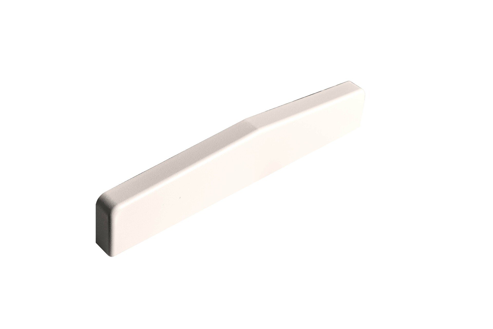 Embout Couvre-mur 2 pentes blanc lisse, larg.27 cm